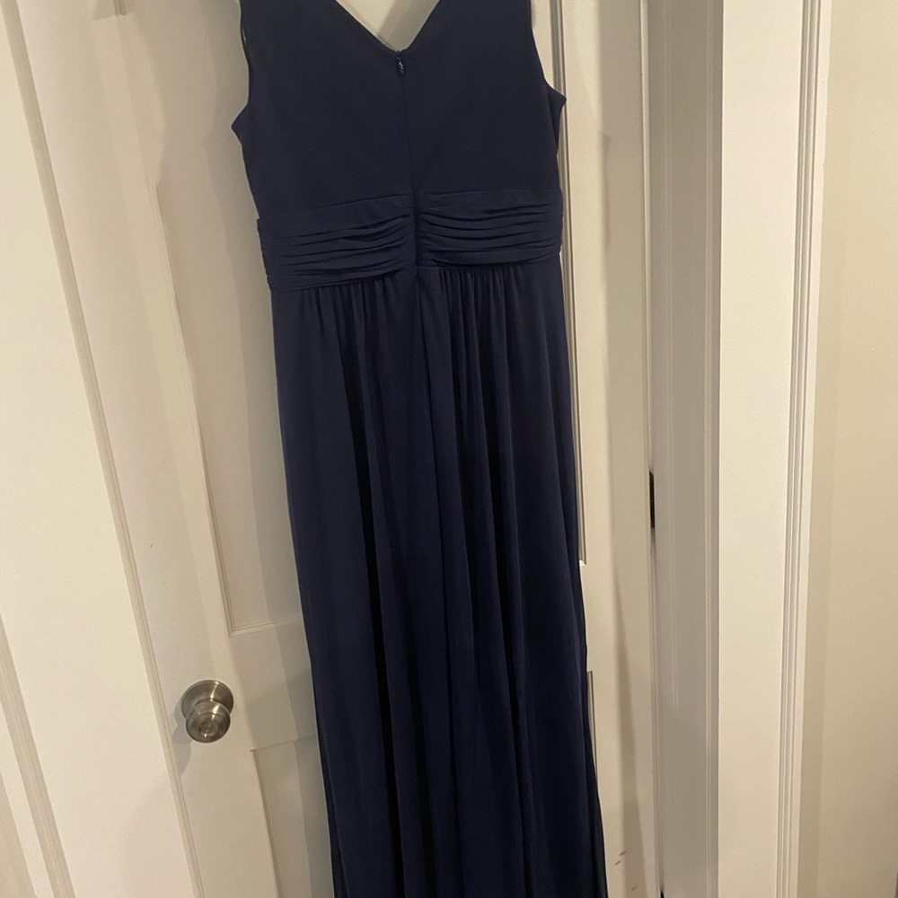 Navy blue long dress
